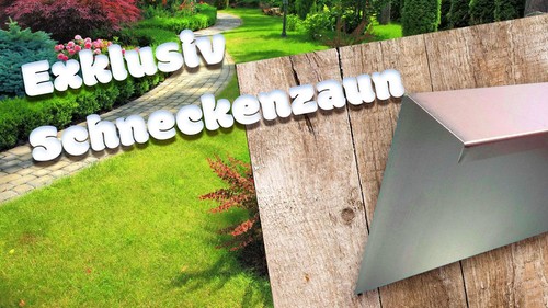 10er Set Schneckenzaun aus verzinktem Stahlblech 25cm hoch 10m lang | Schneckenb - Bild 8 von 8