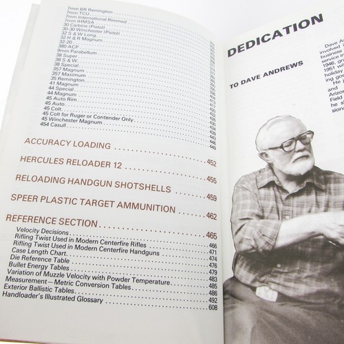 Reloading Manual Number 11 Speer 1988 Rifle & Pistol Book - Picture 7 of 7