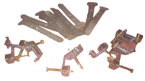 Elektrische Kabelschnalle Clips 62mm lang + feuerfeste Stahlclips. x 10 Clips. - Bild 5 von 6