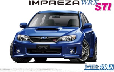 Aoshima 1/24 Scale Kit 58343 The Model Car 029 Subaru GRB Impreza