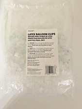NEW AMSCAN 1000 PC LATEX BALLOON CLIPS FREE SHIP