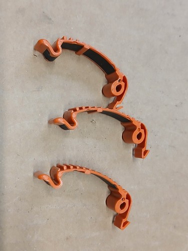 HUSQVARNA 450 rancher chainsaw top cover latches, buckles, clips OEM - Picture 2 of 2