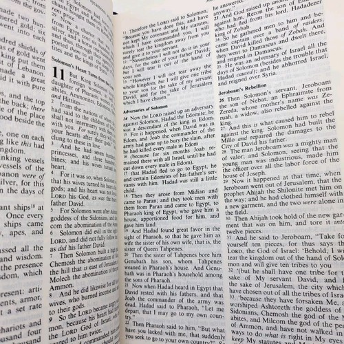 Possibility Thinkers Bible New King James Highlighted Blue Faux Leather 1984  - Imagen 10 de 19