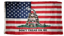 3x5 USA American Gadsden Don't Tread On Me Flag 3'x5' Banner Grommets Premium 
