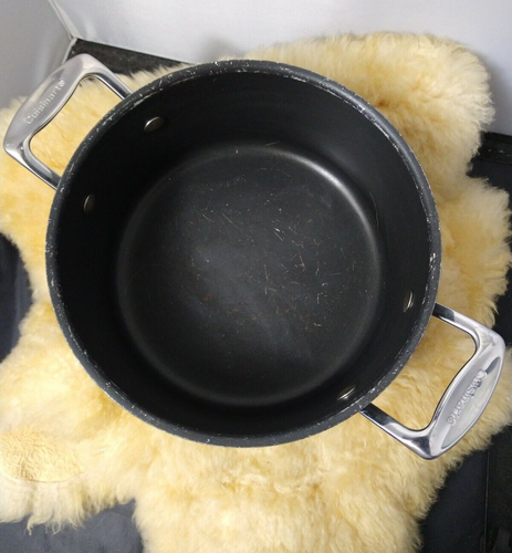 Cuisinart STOCK POT 6 QUART HARD ANODIZED ALUMINUM WITH NON-STICK SURFACE - Picture 2 of 8