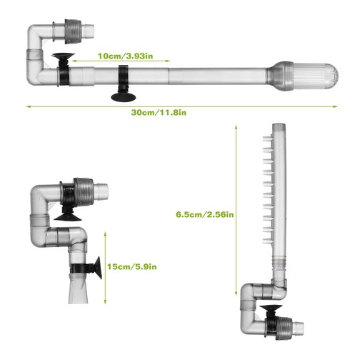 3-Stage Aquarium External Filter with Builtin Pump Kit 105GPH Easy Installation - Picture 8 of 10