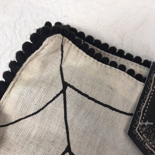 Halloween Domain Spiderweb Beaded Spider Fabric Placemats Set of 4 Kitchen New - Picture 13 of 14