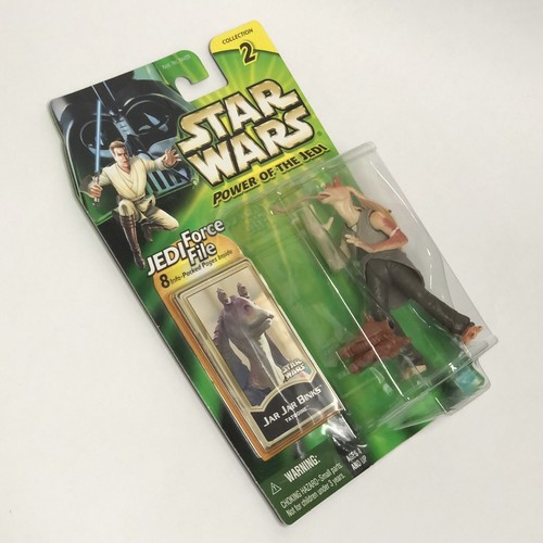 Star Wars JAR JAR BINKS Tatooine Power Of The Jedi Force File Action Figure POTJ - Bild 2 von 4