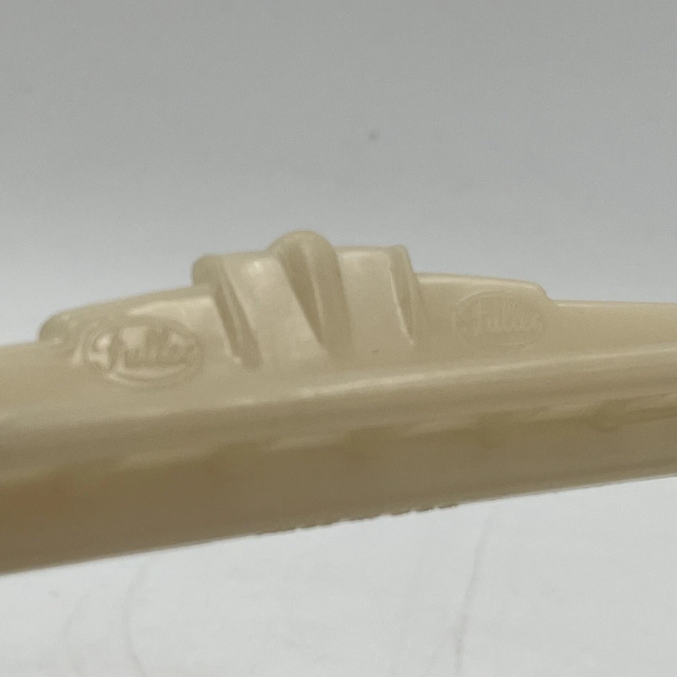 2- Soporte de cepillo de dientes de montaje en pared vintage Fuller Brush Co. marfil baño MCM Foto 3 de 4