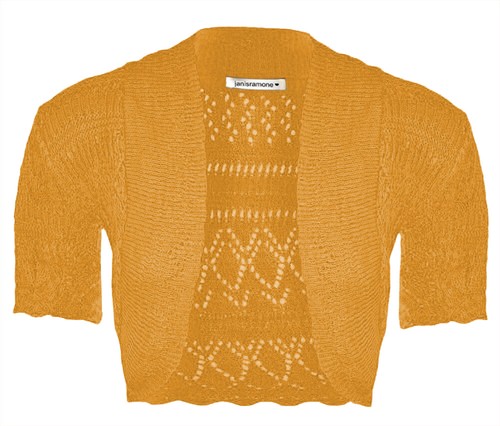 Crochet Bolero Shrug Womens Short Sleeve Shrug Knitted Open Cropped Cardigan Top - Picture 42 of 90