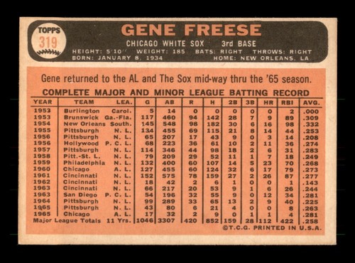 1966 TOPPS BASEBALL # 184 TO # 597 /SEE DROP DOWN MENU FOR CARD YOU WILL RECEIVE - Picture 136 of 334