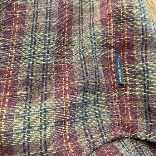 Royal Robbins Men's Long Sleeve Flannel Plaid XL Brown Deep Red Beige - Imagen 6 de 11