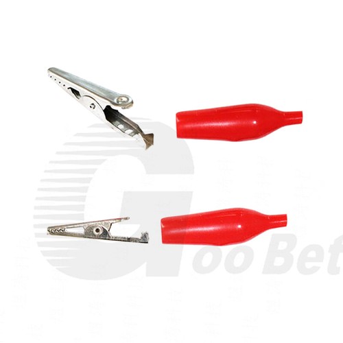 Insulated Crocodile Alligator Clips Lead Clamps Electrical Battery Test Clips 5A - Picture 4 of 17
