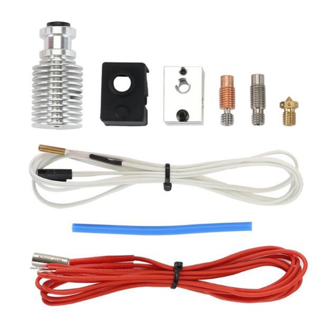E3D V6 Extruder Nozzle Heating Aluminum Kit for Prusa MK3S+ MK3 MK3S 3D Printer E3D V6 Extruder Nozzle Heating Aluminum Kit for Prusa MK3S+ MK3 MK3S 3D Printer