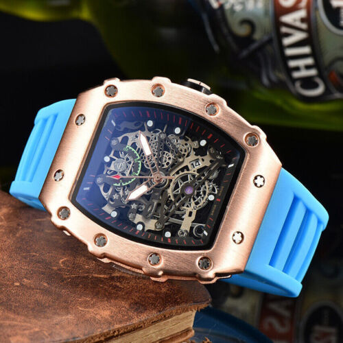 Richard Technolo Sense of mechanical hierarchy Business quartz men's watch NEW!! - Picture 20 of 47