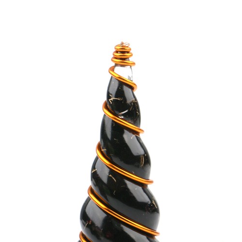 Shungite Crystal Orgone Unicorn Tower Point Energy Generator EMF Protection Gift - Picture 10 of 15