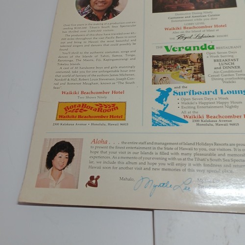 TIHATI'S SOUTH SEAS SPECTACULAR "SAVAGE!" DON OVER RECORDS HAWAII LP - Picture 9 of 12