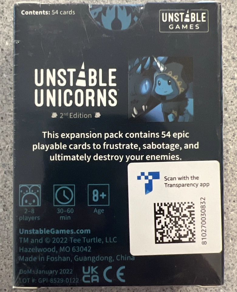 Unstable Unicorns Dragons Expansion Pack Sealed / New - Image 2 of 2