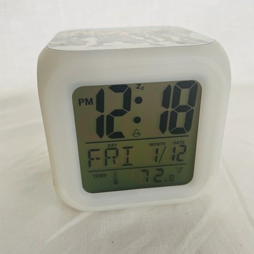 Fortnite Alarm Clock Color Changing Battery Operated Temperature & Date Display - Picture 12 of 15