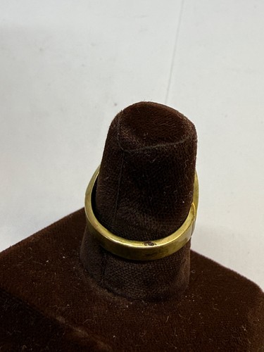 GAINSBORO 10KT GF SIZE 6.75 WITH E INITIAL ON TOP OLD VINTAGE INITIAL PINKY RING - Bild 3 von 9