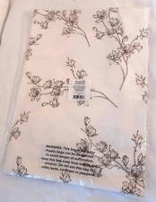 Mary & Martha  Dayspring Table Runner Thankful Cotton New in Pkg Ivory/Brown