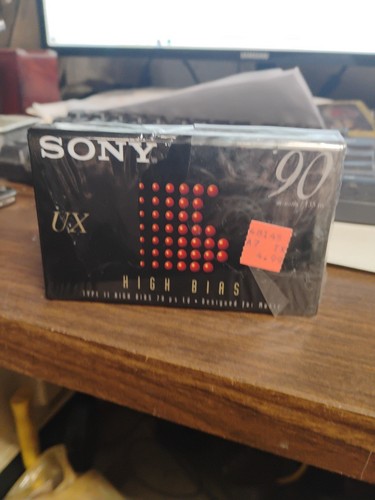 Sony UX 90 Blank Audio Cassette Tape NOS New Sealed High Bias New Sealed - Bild 8 von 8