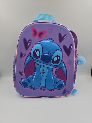 Stitch Backpack , Rucksack. 3D design on the front Good Condition - Picture 2 of 14