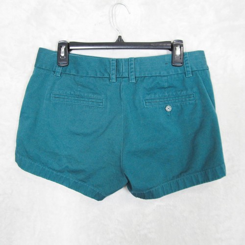 J. Crew Chino Shorts Size 6 Womens Teal Green Casual Everyday - Picture 3 of 7