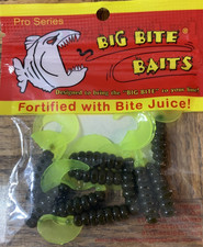 Big BiteBaits Fat Grub Green Pumpkin Chart