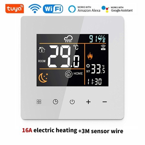 Smartes Heizungsthermostat mit Tuya WiFi/Ohne Wifi & Touchscreen (3A/16A) DE - Picture 4 of 22