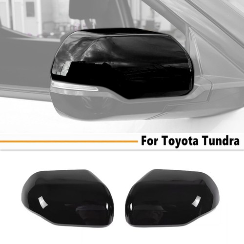Car Side Mirror Covers Trims For Toyota Tundra 2022-2025 Accessories Gloss Black - Bild 1 von 10