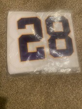 Adrian Peterson Minnesota Vikings NFL Reebok Jersey Mens Size 50 White Authentic