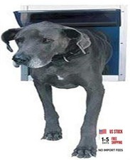 Perfect Pet Aluminum Pet Door Super Large, 15" x 20" Flap Size