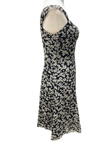 Intuitions Silk Dress Womens Size 6 Floral Babydoll Coquette Fairy Y2K Vintage - Picture 5 of 22