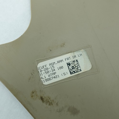 2013 2014 2015 2016 2017 Ram Driver Left Front Door Skid Scuff Plate Door Sill - Picture 6 of 7