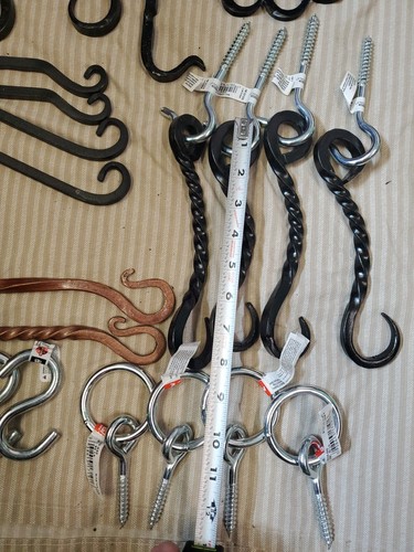 Eight S.hooks.6 Plant Hangers Hooks.or Bird Feeders.6.cutie Hooks.4 S...4.moring - Picture 10 of 24