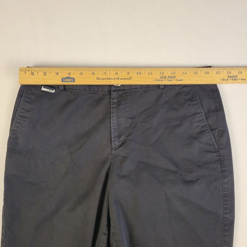 Lauren Ralph Lauren Active Shorts Solid Black Chino Women’s Size 10 Bermuda - Picture 2 of 13