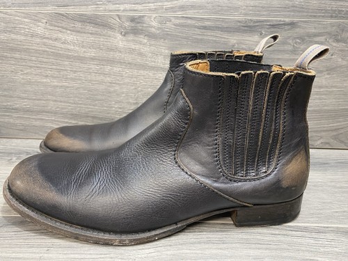 Moma Made In Italy Men's Chelsea Brown Leather Boots EU 44 - Picture 2 of 14