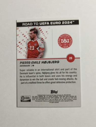 Denis Zakaria Muhammed Cham Auto Topps Road To Euro 2024 Pristine Autograph Lot - Picture 13 of 13