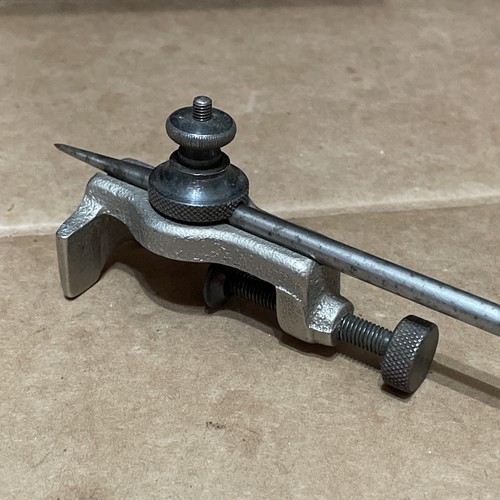 Vintage L.S Starrett Co No. 59 Trammel Point And Clamp Tool - Bild 6 von 6