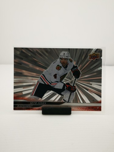 2024-25 Upper Deck Silver Outburst #527 Seth Jones - Imagen 2 de 3