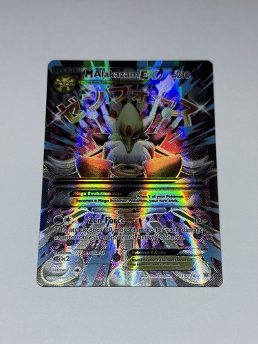 Pokémon Card Mega M Alakazam EX Full Art Holo Card 118/124 XY Fates Collide LP - Picture 1 of 2