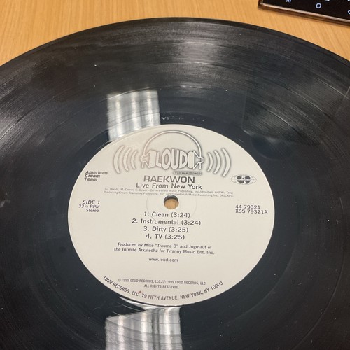 Chef Raekwon Live From New York / Power 12" single Loud 44 79321 vg - Picture 3 of 4