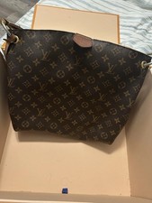 Authentic Louis Vuitton Graceful PM Leather Bag Brown