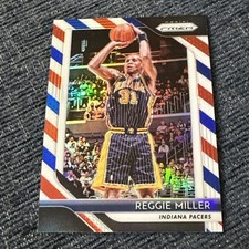 Reggie Miller 2018-19 Panini Prizm Red White & Blue Prizm #55 Indiana Pacers-NBA
