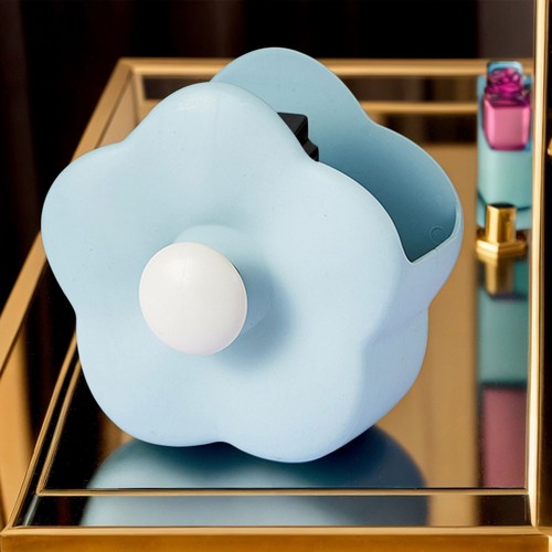 Shower Shelf Bathroom Shelf Wall Mounted Box Adhesive Flower Shape Soap Holder - Photo 12/14