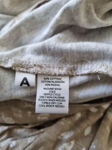 XL Loft Sleeveless Dress with Belt Beige and White - Picture 14 of 21