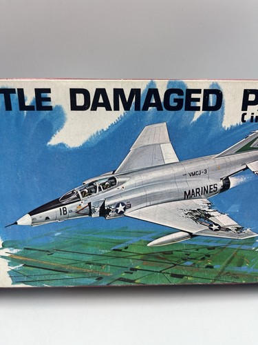 Vintage IMC/HAWK-1/72 RF-4B PHANTOM II "BATTLE DANNEGGIATE PARTS" scatola aperta VEDI TUTTO - Foto 5 di 24