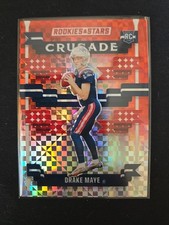 2024 Panini Rookies & Stars - Crusade Drake Maye #C-DME Red Plaid (RC)