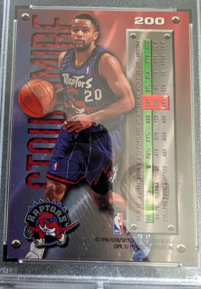 Metal Damon Stoudamire #200 1995 RC PSA 9 ROY solo 13 superior Foto 4 de 4